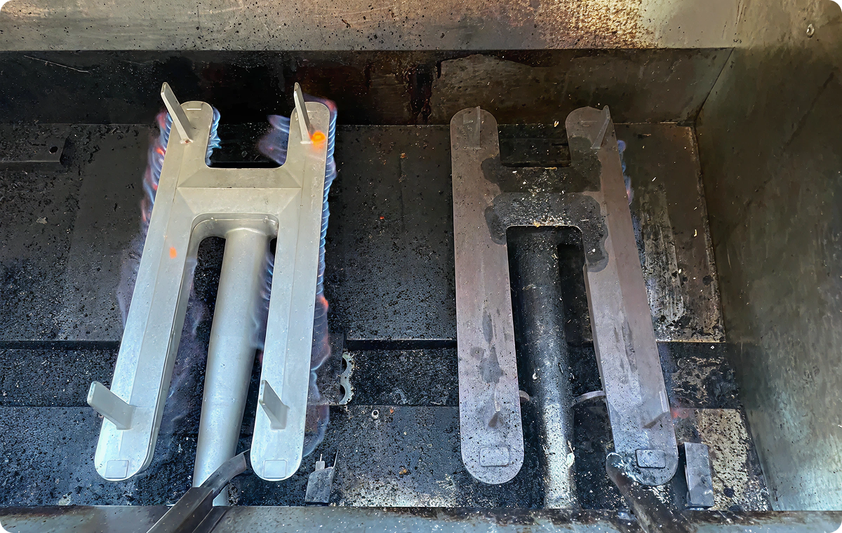Grill serviced for George Fagundes